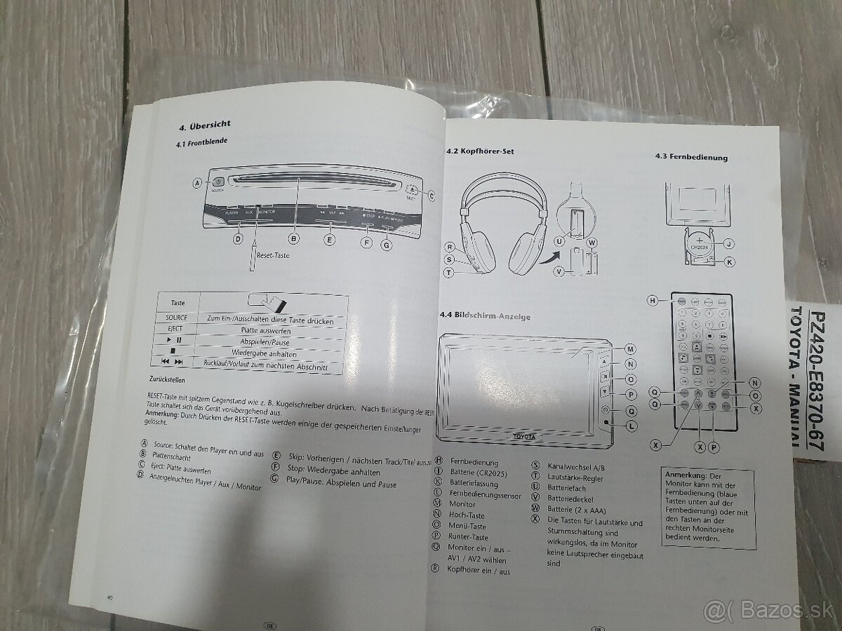 Predam Toyota Corolla Verso audio - 10