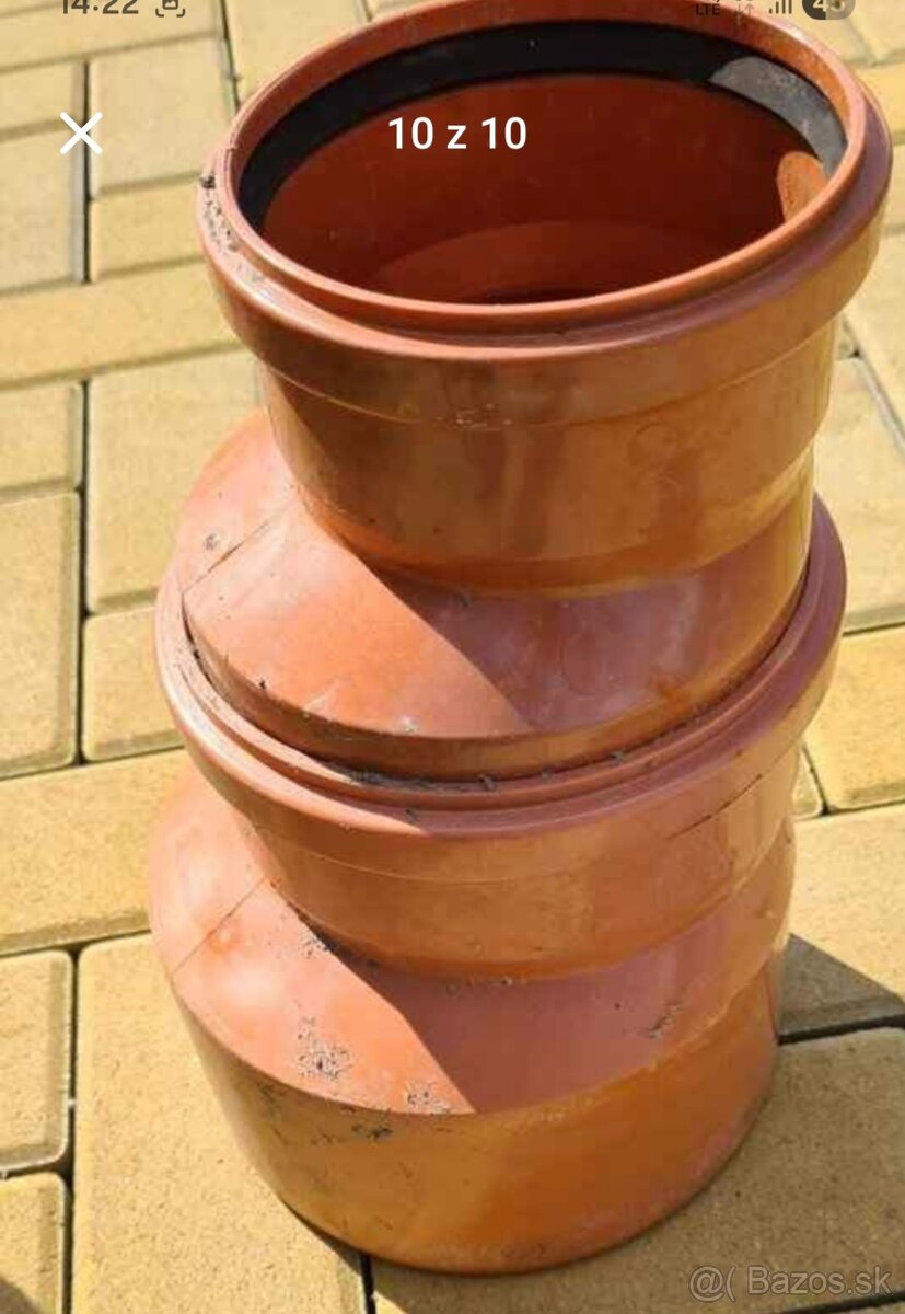 Predám kanalizačné kolená - 10