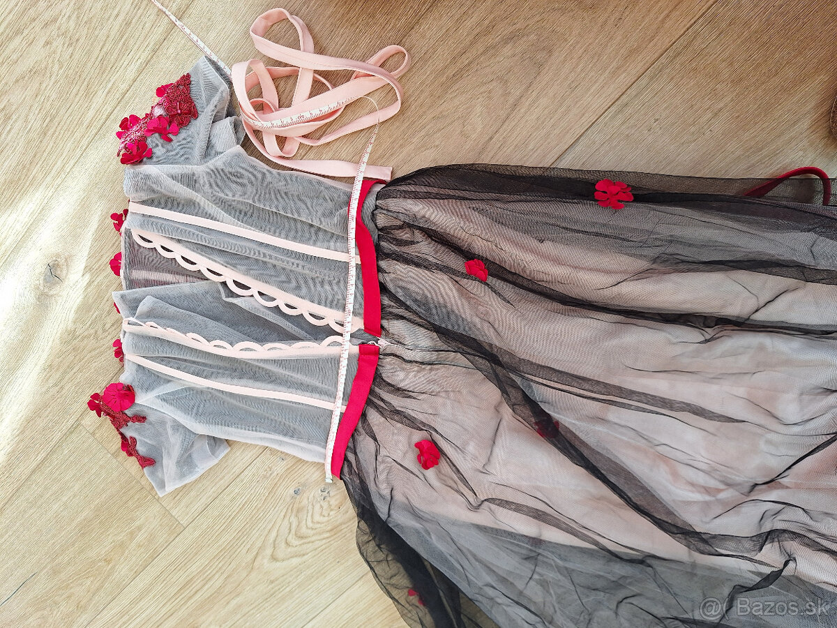 Nove plesove saty S-M vhodne aj na maskarny bal - 10