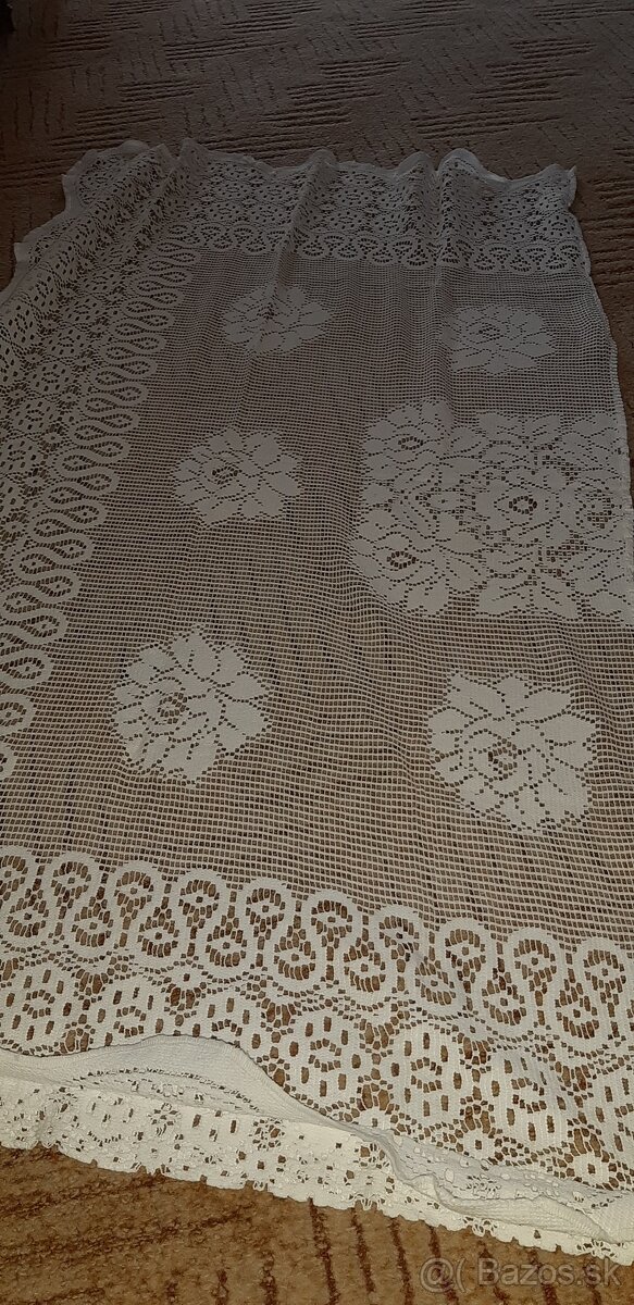 Záclony – biele, vzorované, mix - 10