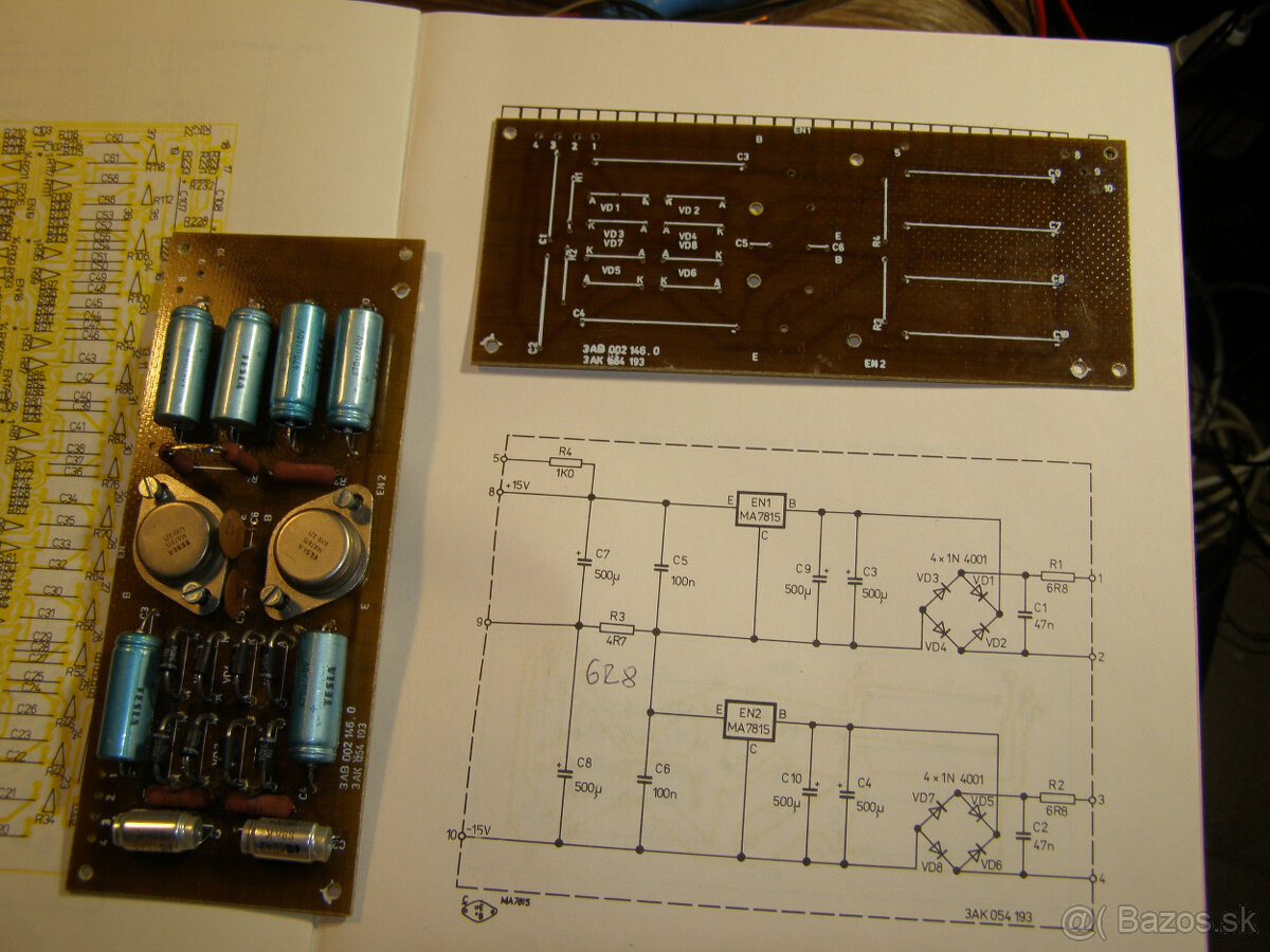TESLA výkonový zosilňovač-skladačka, ventilátory,zdroje - 10