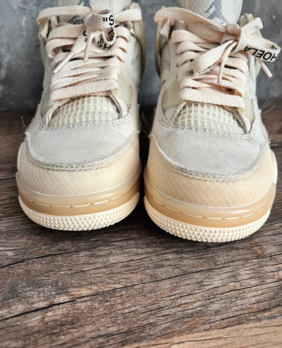 Jordan 4 retro off white sail - 10