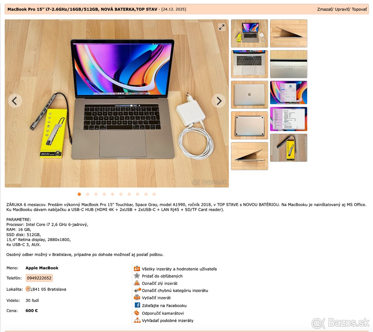 MacBook - ZÁRUKA 6 mesiacov - 10