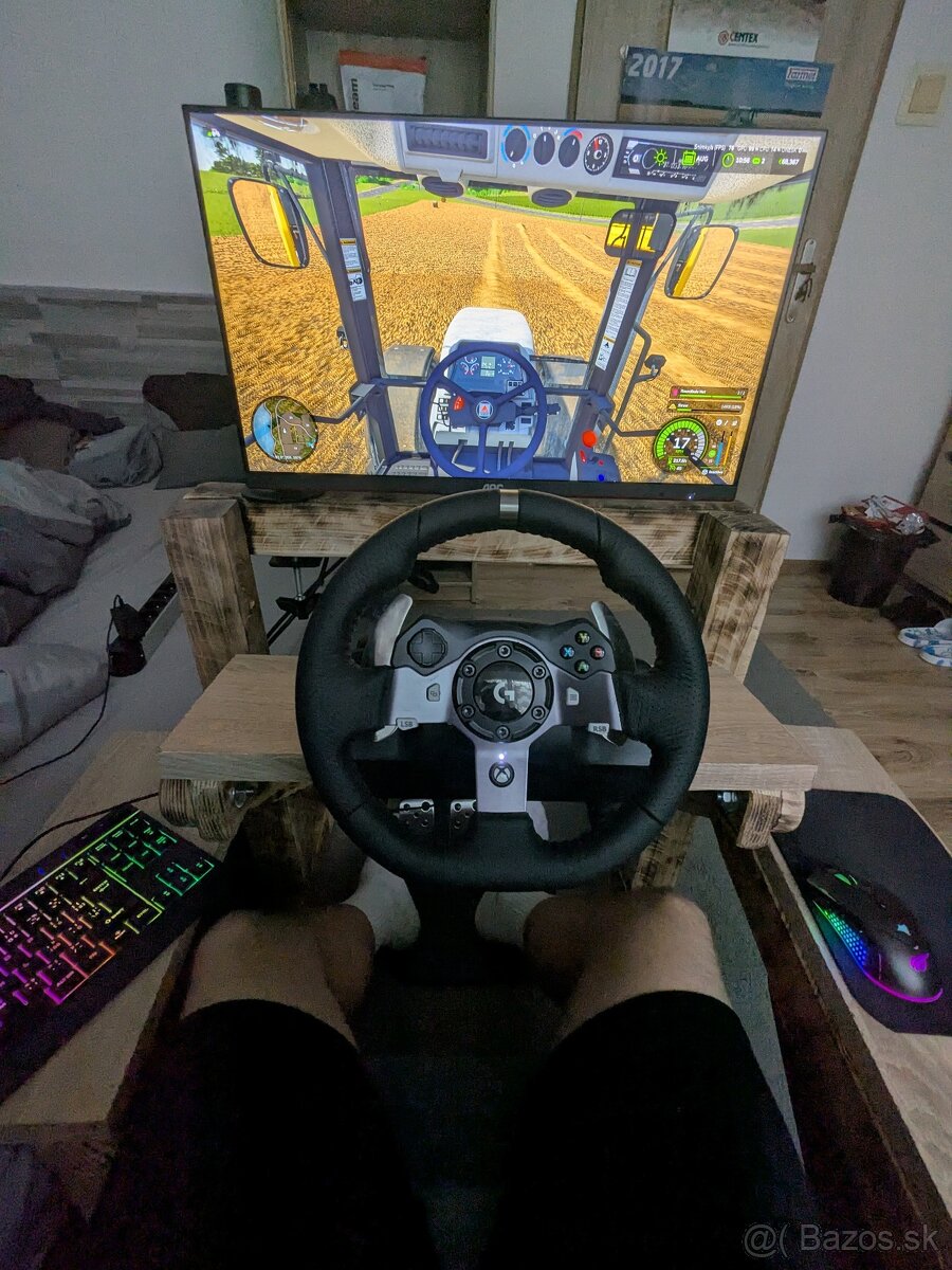 Domáci custom Playseat z dreva. - 10