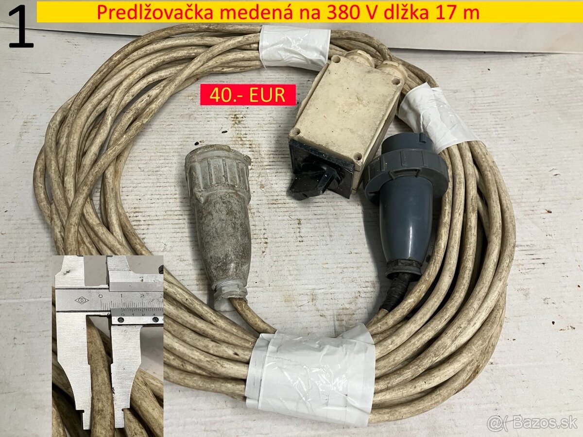 Predlžovačka medená na 380 V - 10