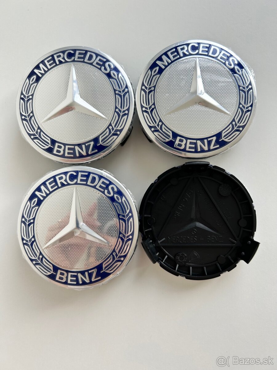 Mercedes Benz 75mm stredove krytky - 10