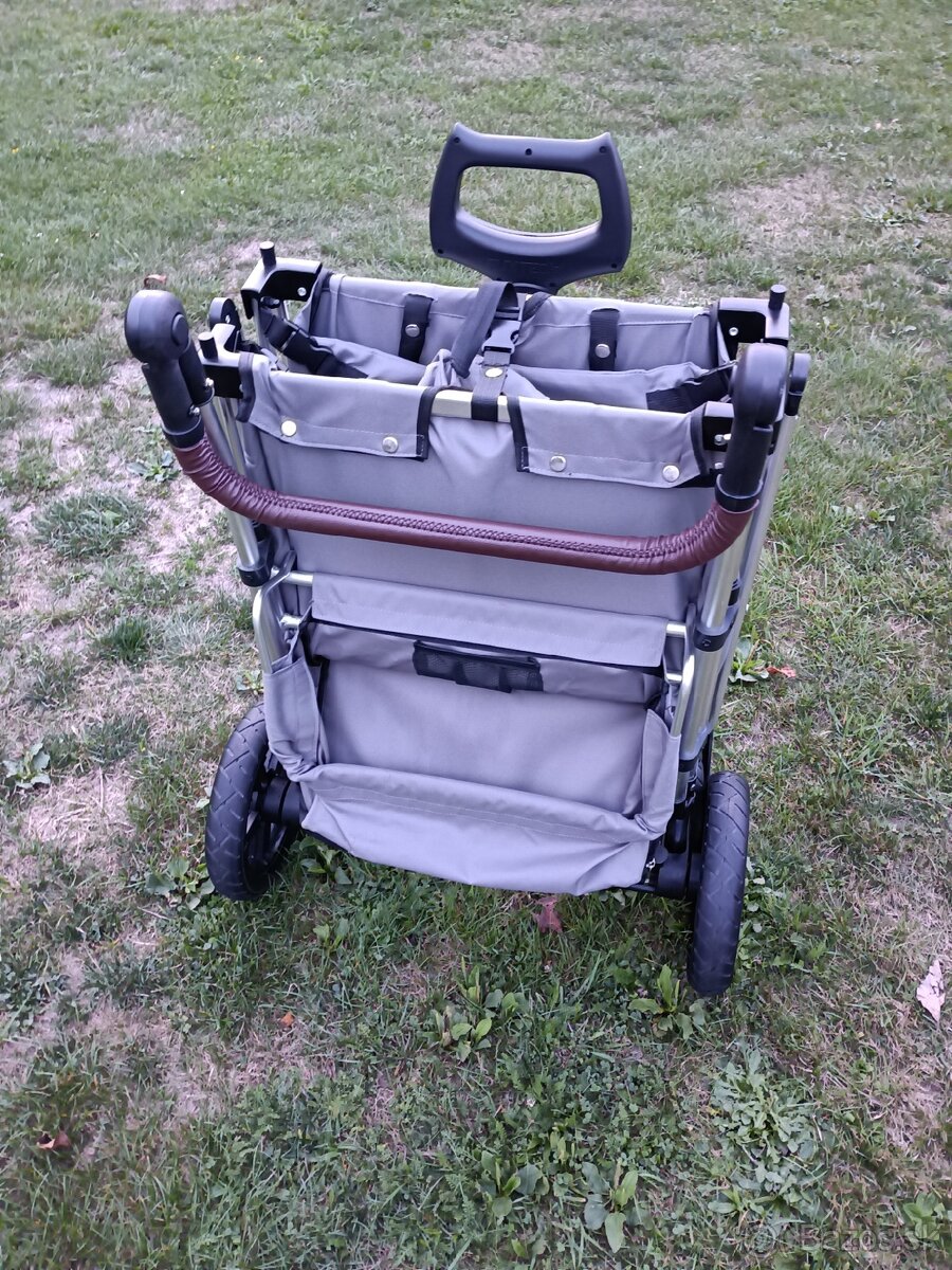 Skladací vozík FUXTEC CTL-900-G v šedej farbe (zánovný) - 10