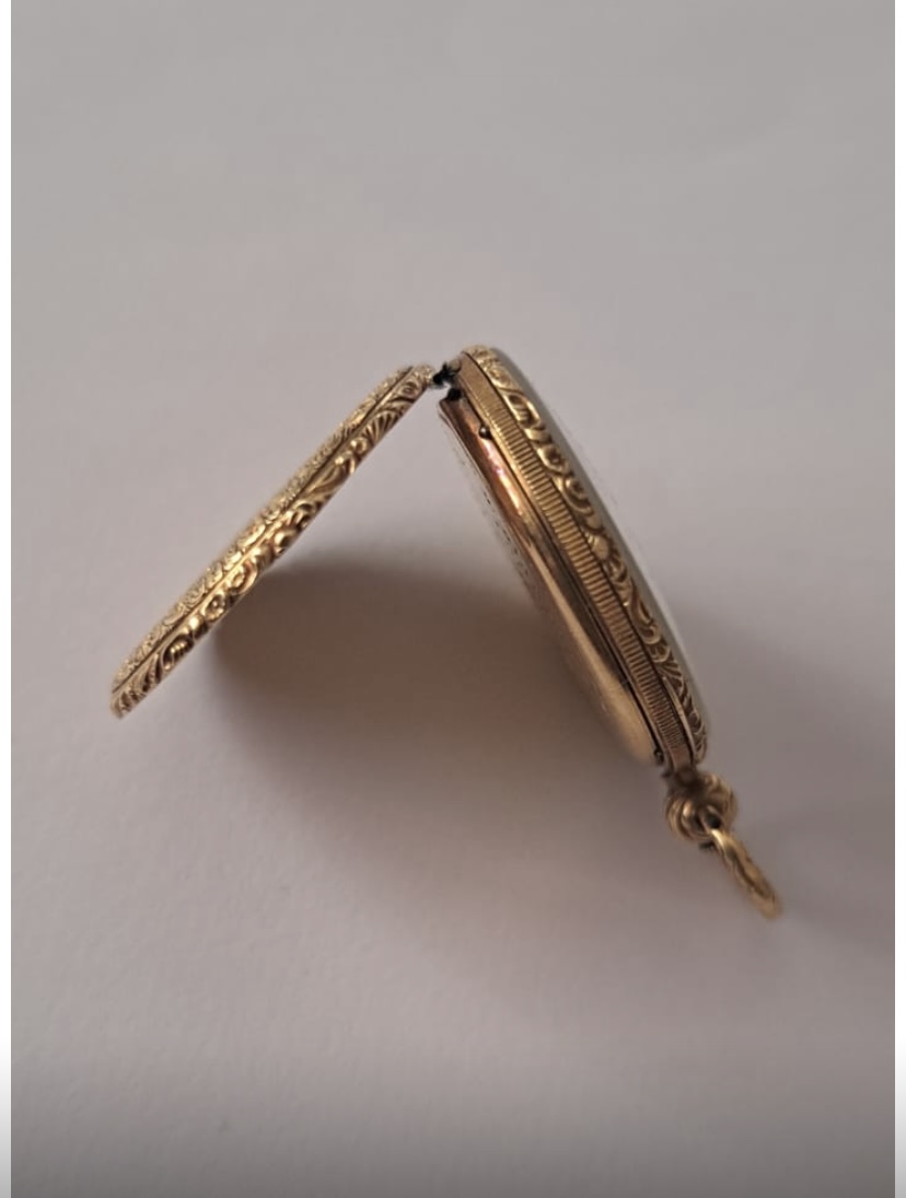 Zlate damske kapesní hodinky - 10