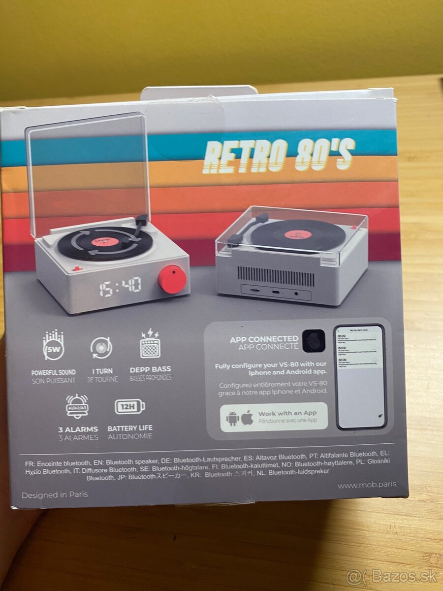 MOB VS-80 Speaker & Alarm Clock - 10