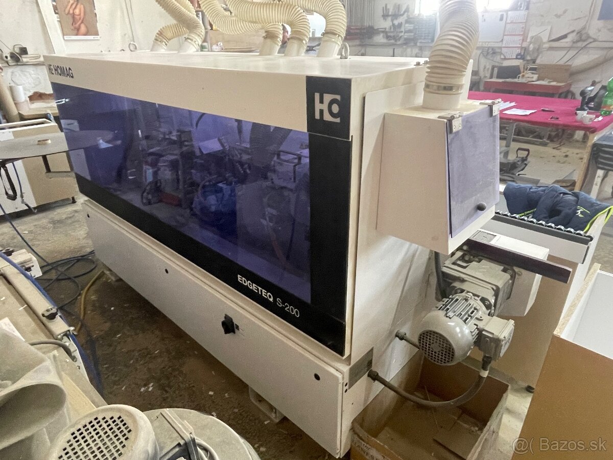HOMAG EDGETEQ S-200 – olepovačka hrán – predfréz, kapovanie, - 10
