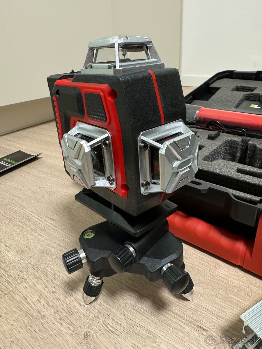 Akcia‼️Laserová vodováha, 16 riadkov, 4D, zelený lúč - 10