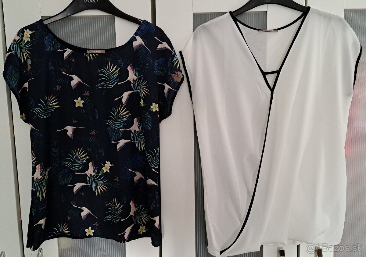 Bluzky velkost 38 a 40, - 10