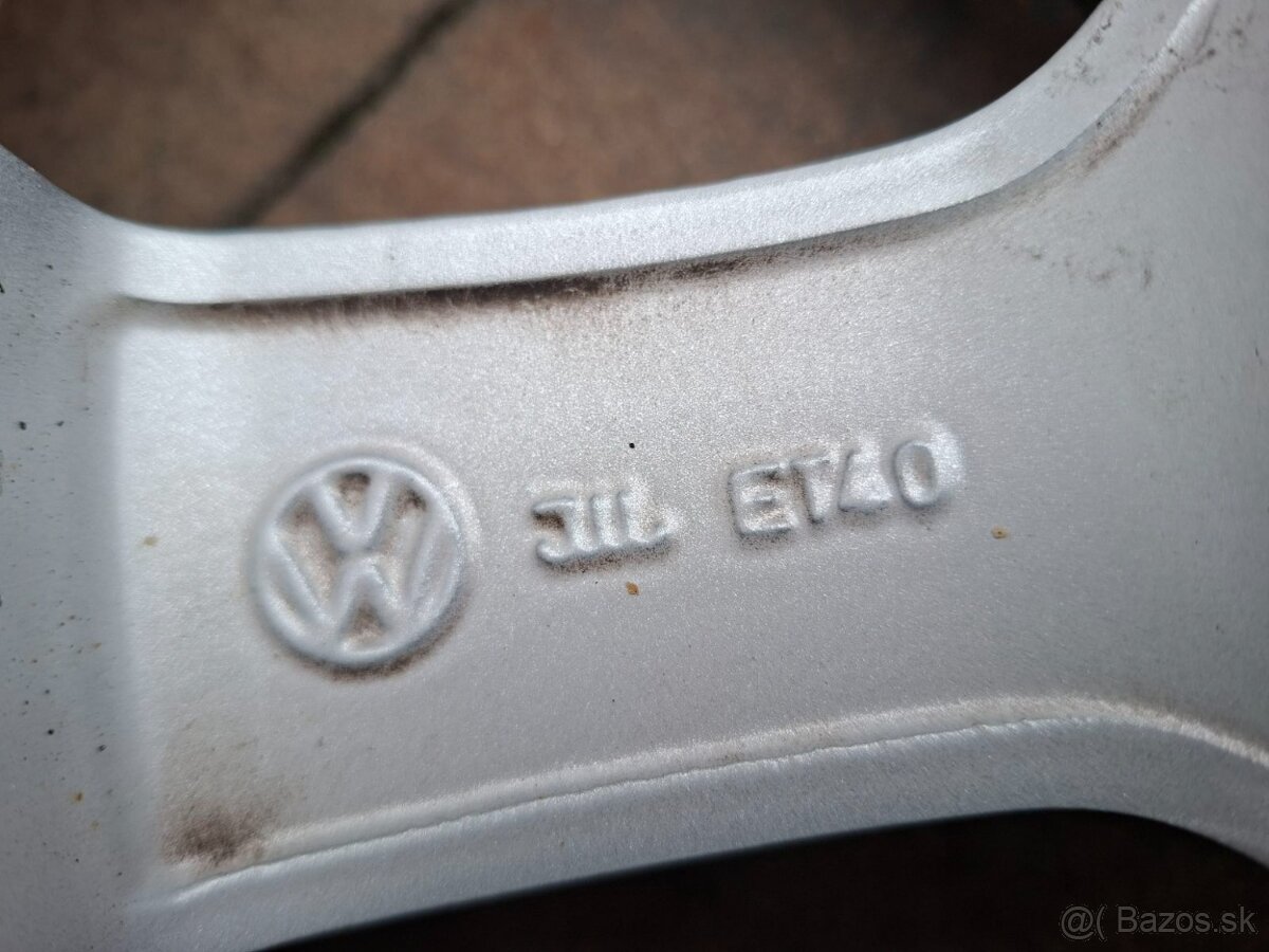 Orig. hliníkové disky VW R15, 5x100 - 10