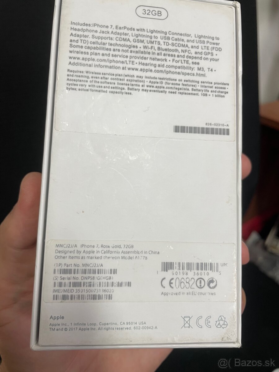iPhone 7 rose gold 32gb ako novy - 10