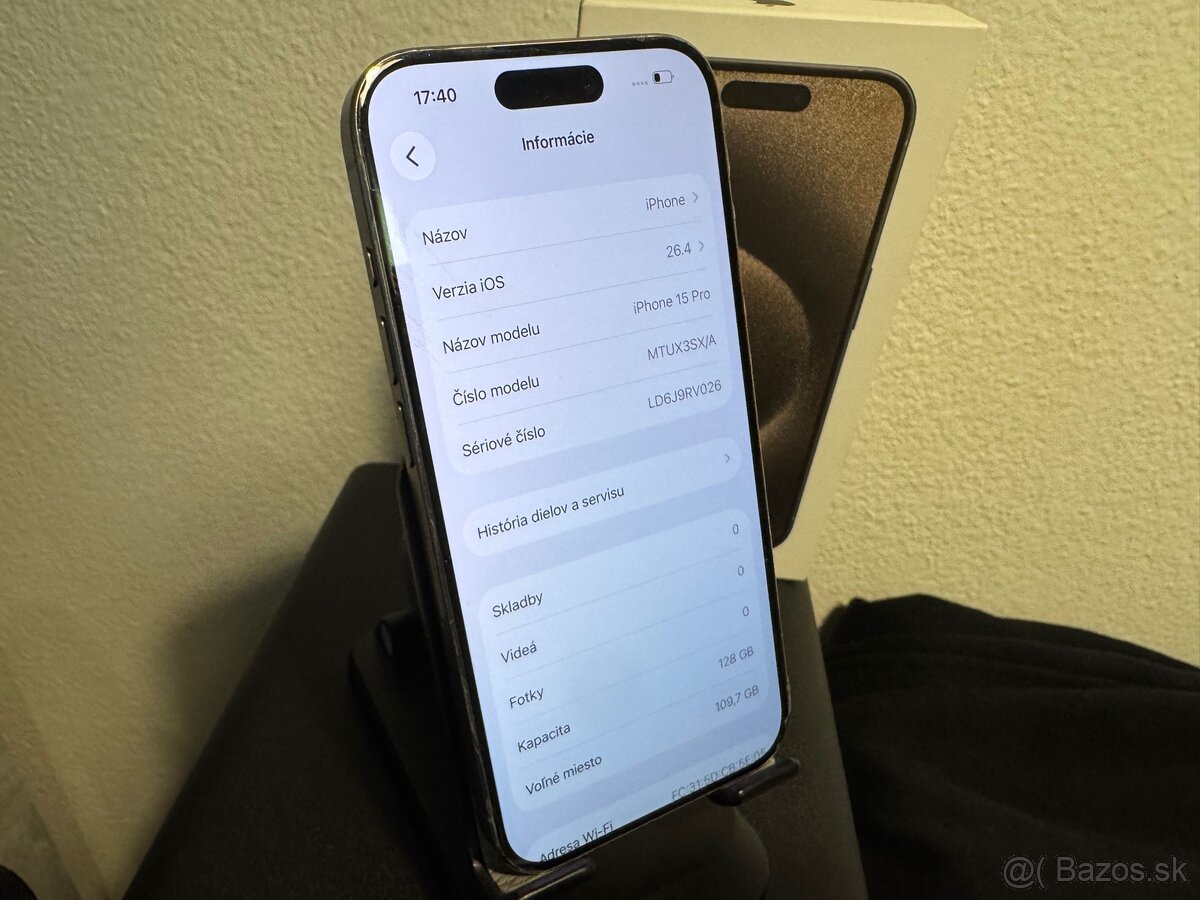 iPhone 15 Pro 128Gb s krabicou - 10