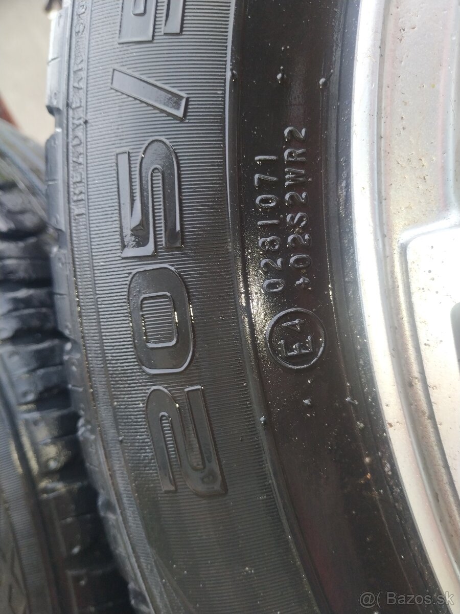 VW Touran ALU disky. 4 kusy. 205/55/R16. - 10