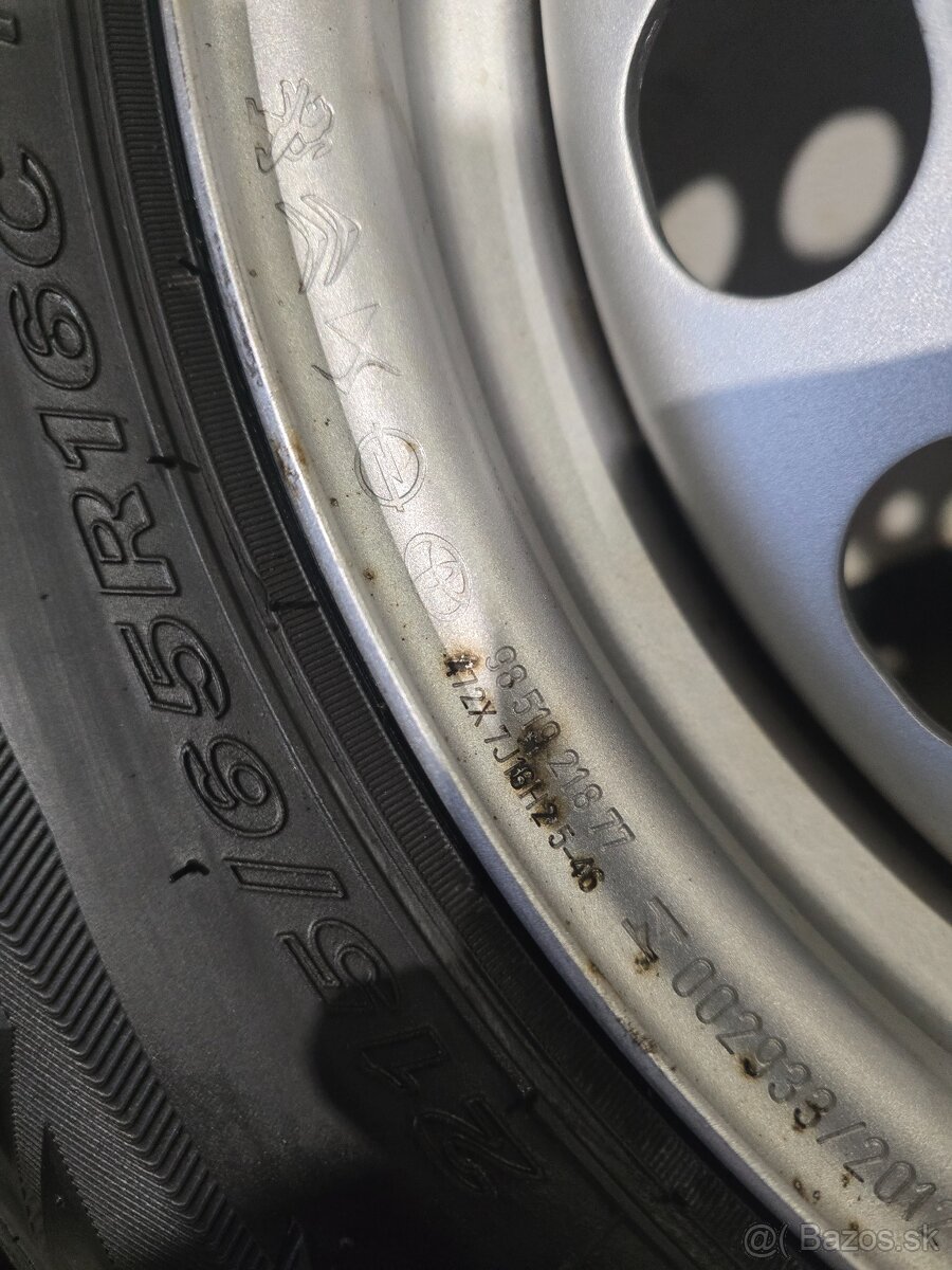 Plechové Disky Citroen, Peugeot, Toyota, Opel 215/65 R16 C - 10