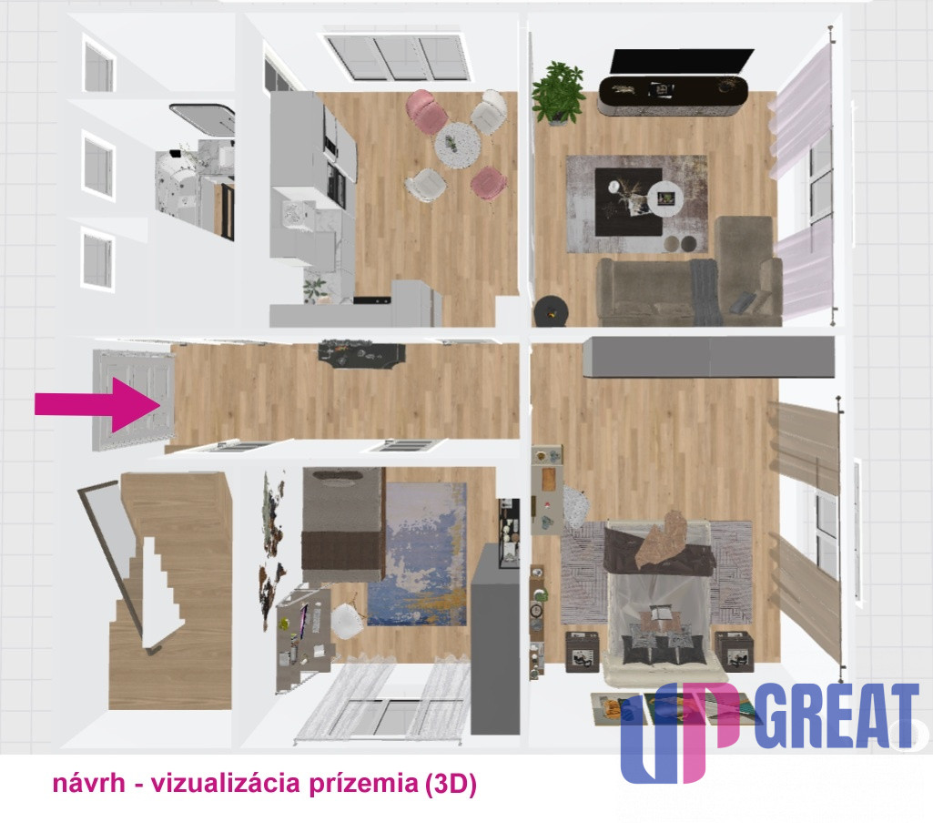 NA PREDAJ rodinný dom s krásnymi výhľadmi, Radôstka - 10