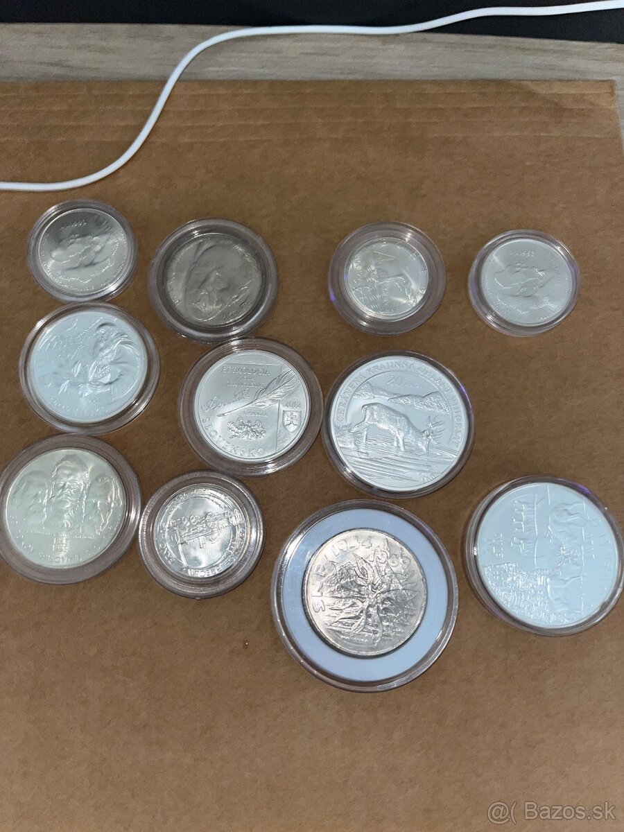 Strieborné mince - 10