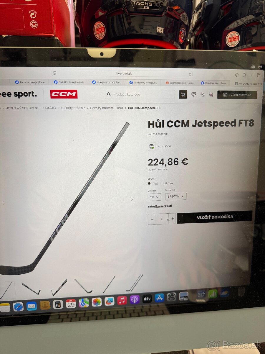 UPLNE NOVA HOKEJKA CCM JETSPEED FT8 SR - 10