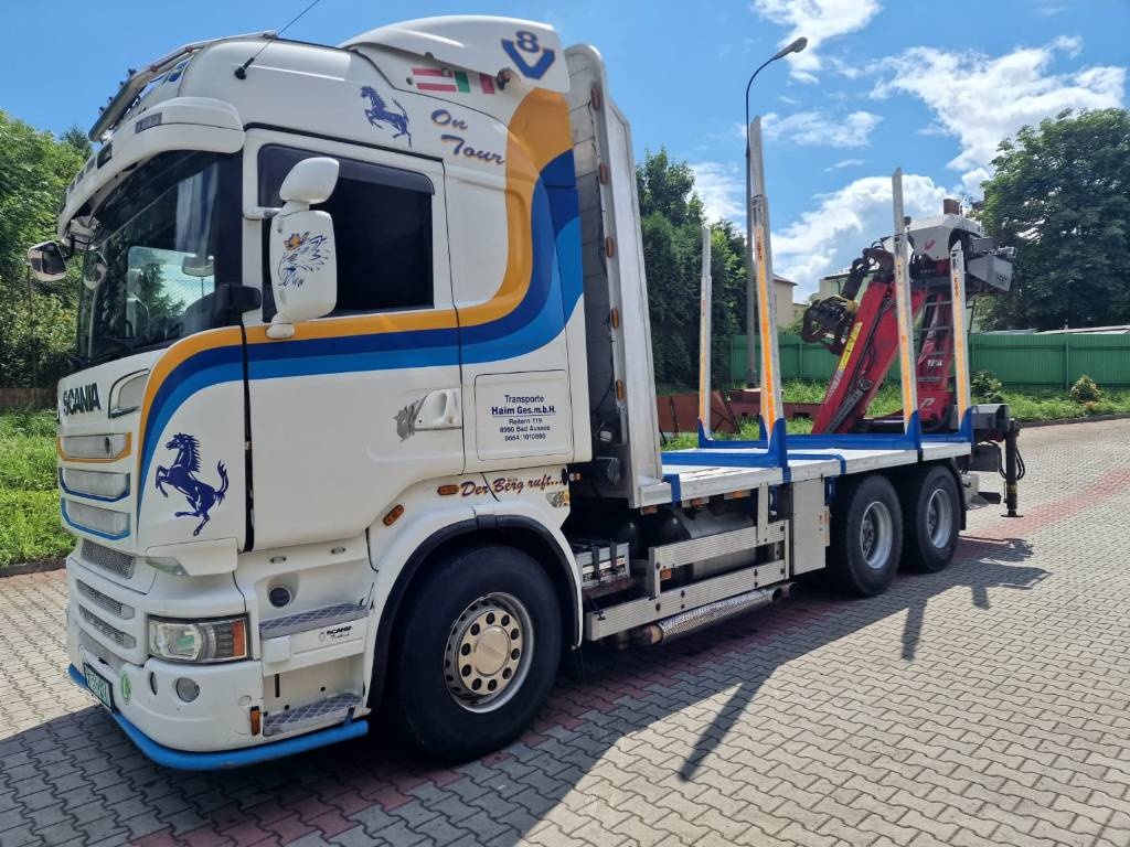 Scania R 560 do drewna do lasu lesovoz - 10