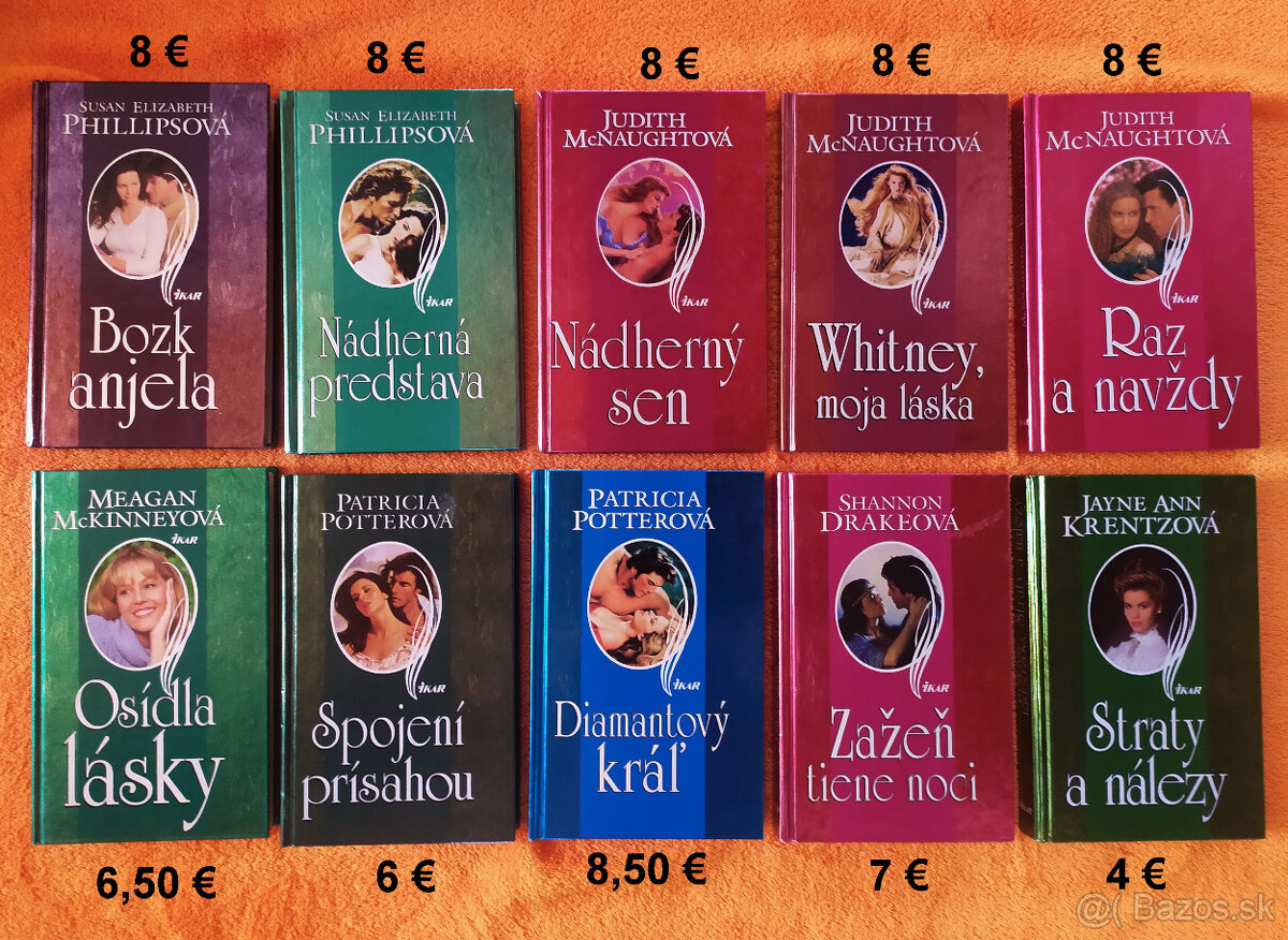 Romány, beletria, romantické, historické, detské knihy - 10