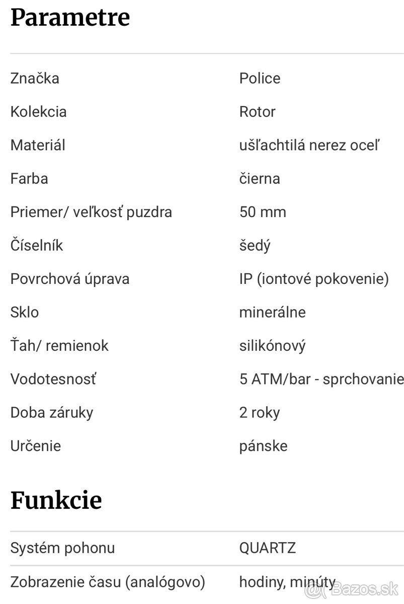 Hodinky Police Rotor - 10