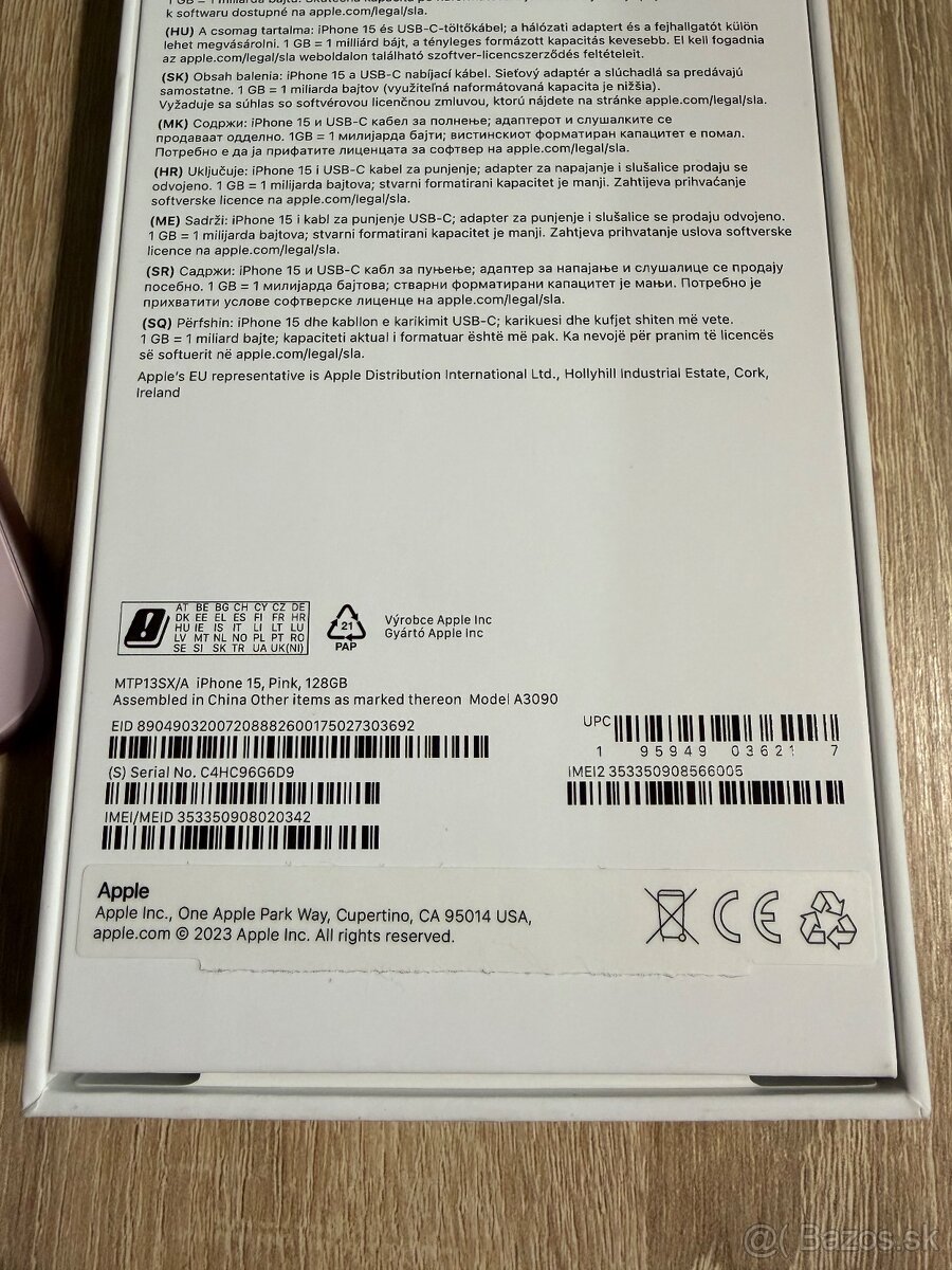 iPhone 15 128 GB ružový - 10