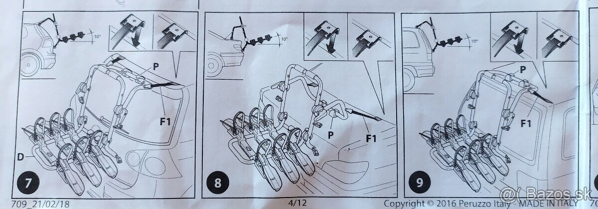 Nosič 3 bicyklov Peruzzo - 10