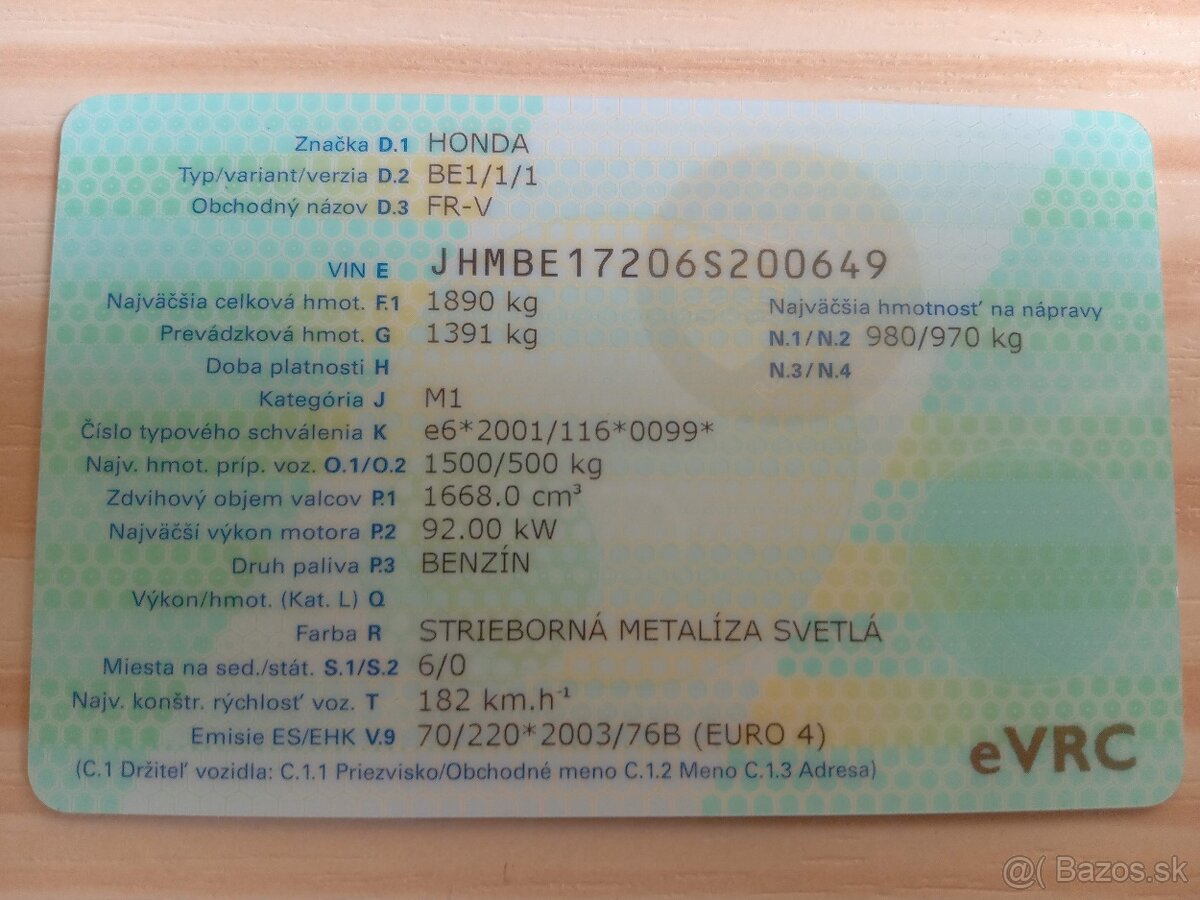 Predam Hondu Fr-v 1.7 - 10