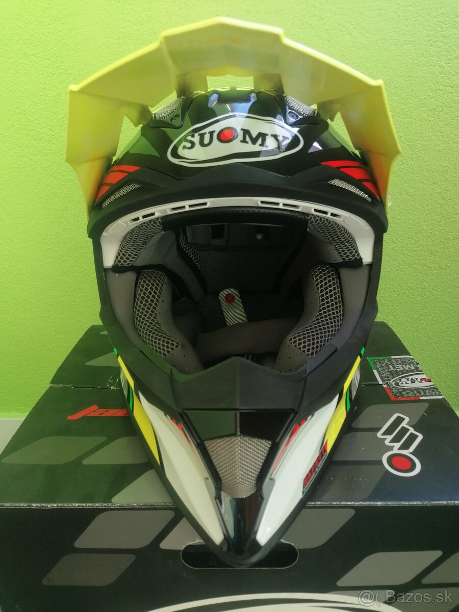 Nová MX prilba Suomy Alpha Pixel carbon/kevlar - 10