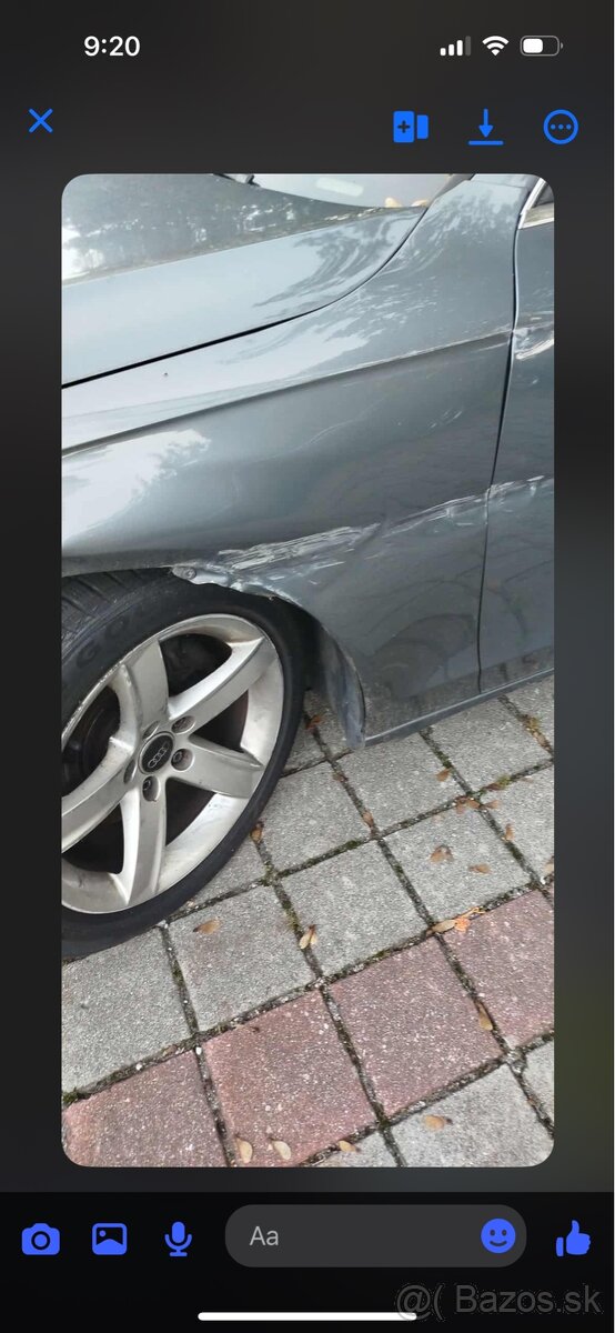 Predám odretú Audi A4 B8 - 10