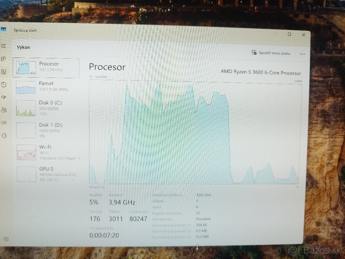 Herný PC - Ryzen 5 3600 / GTX 1050 Ti - 10