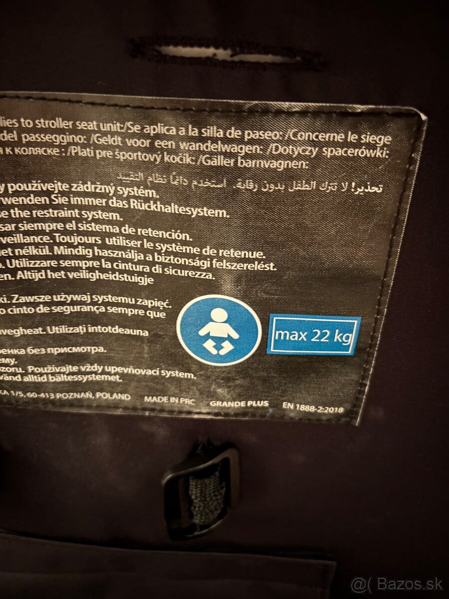 Športový kočík Kinderkraft Grande plus - 10