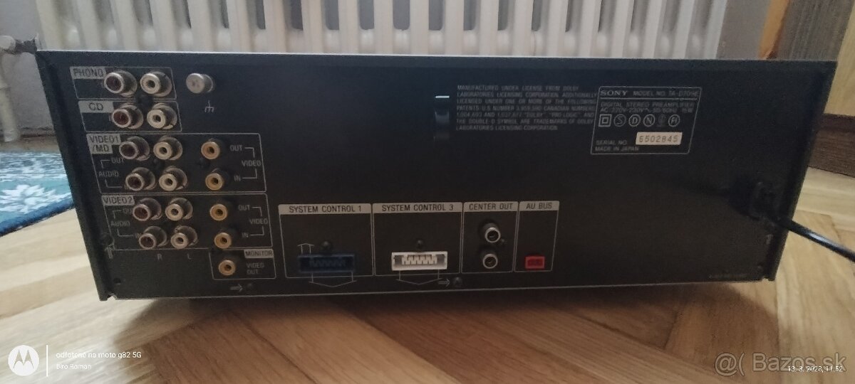 Predám Digitalny Stereo Predzosilovač Sony TA-D709E - 10