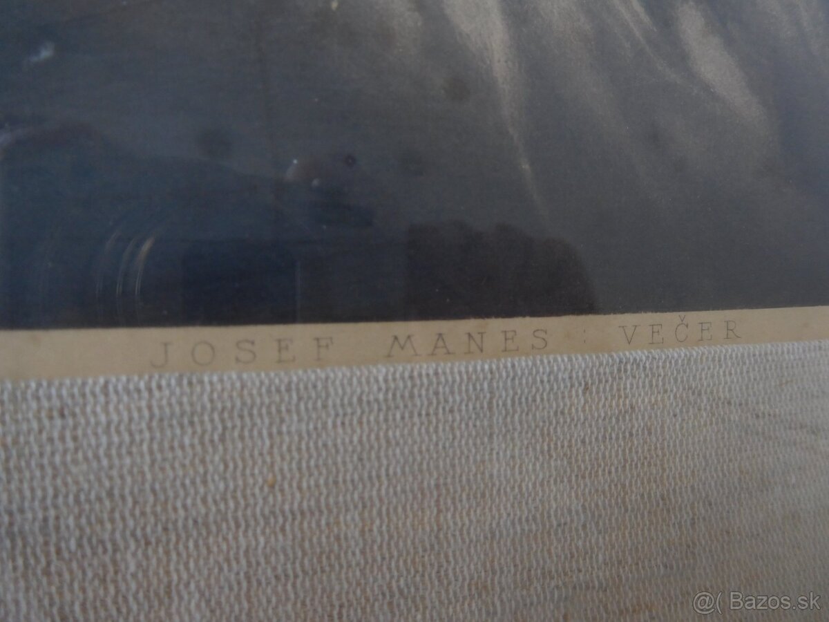 Jozef Mánes -VEčER-dielo českého maliara, - 10