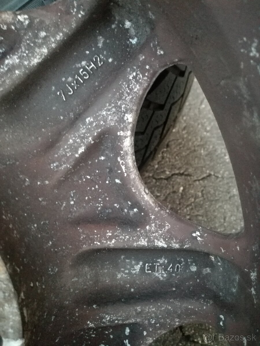 Mercedes Alu disky R15 -Dve sady - 10