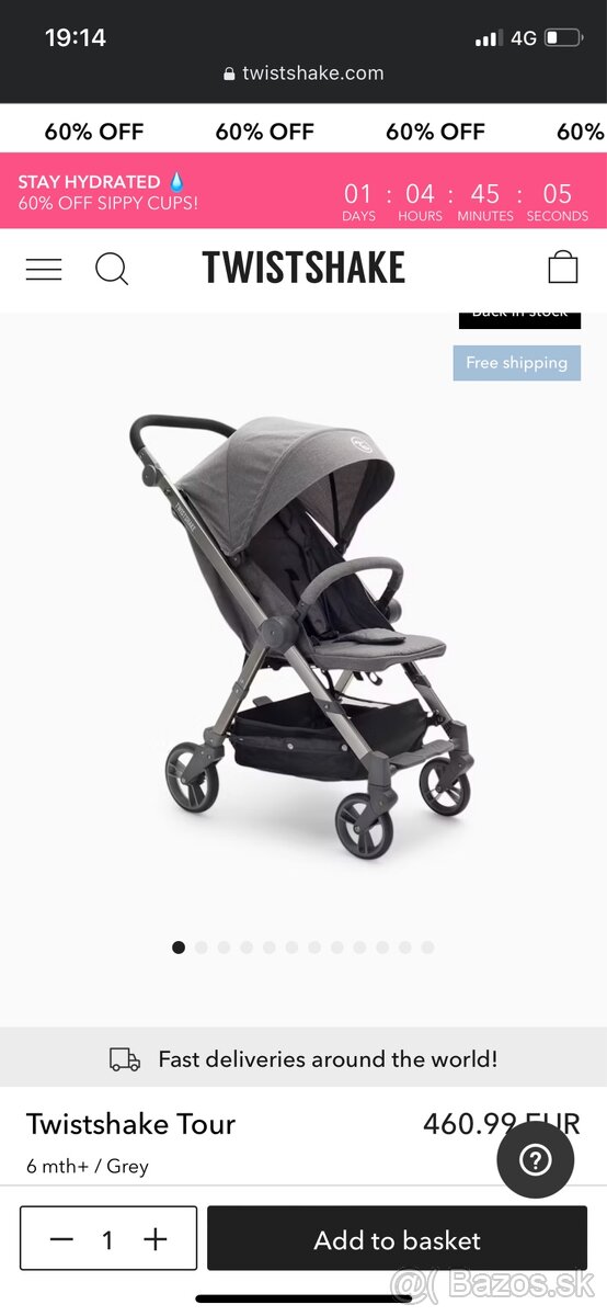 Športový kočík twistshake - 10