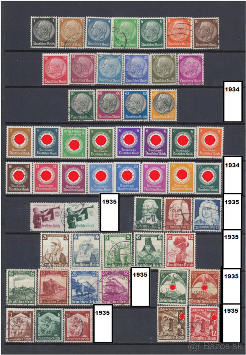 Predám poštové známky - 10