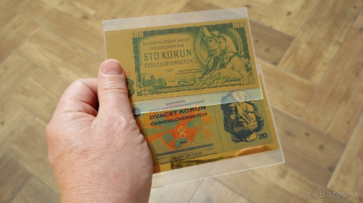 zlaté československé bankovky - 10