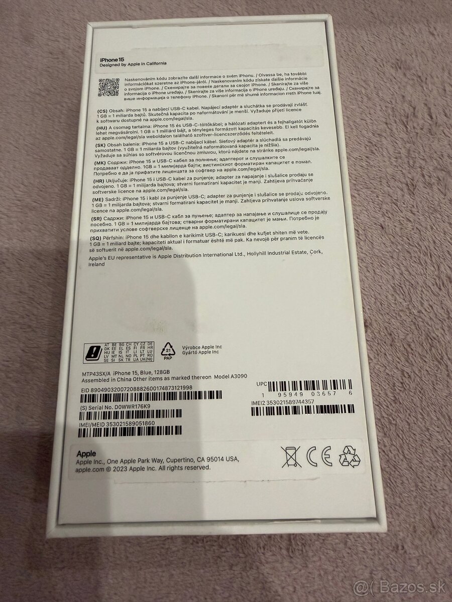 iPhone 15 128GB Blue - 10