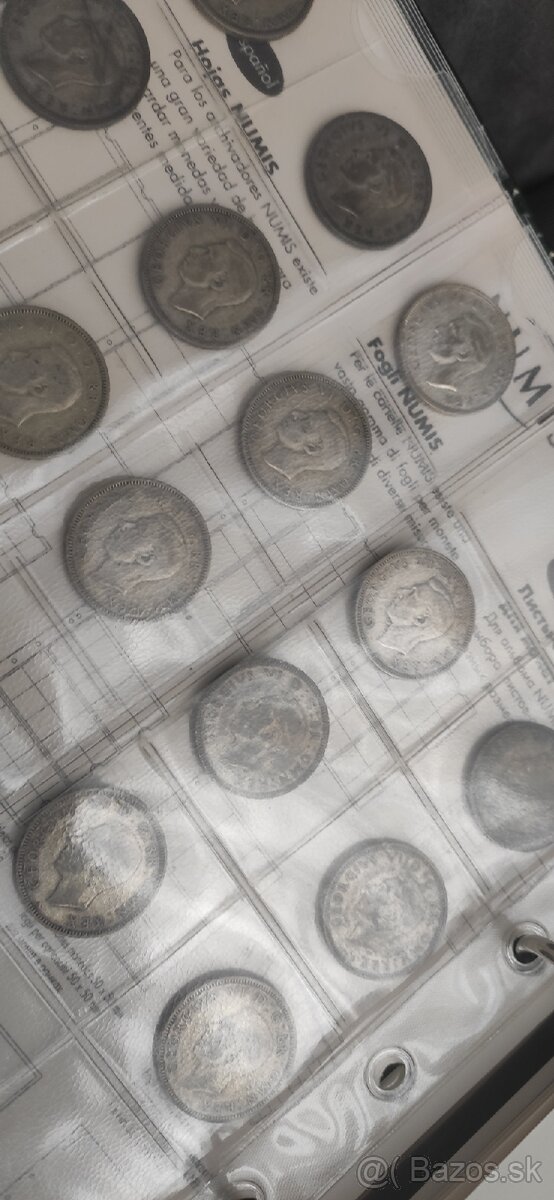 Predám strieborné mince Juraj Vl - GEORGIVS VI - 10