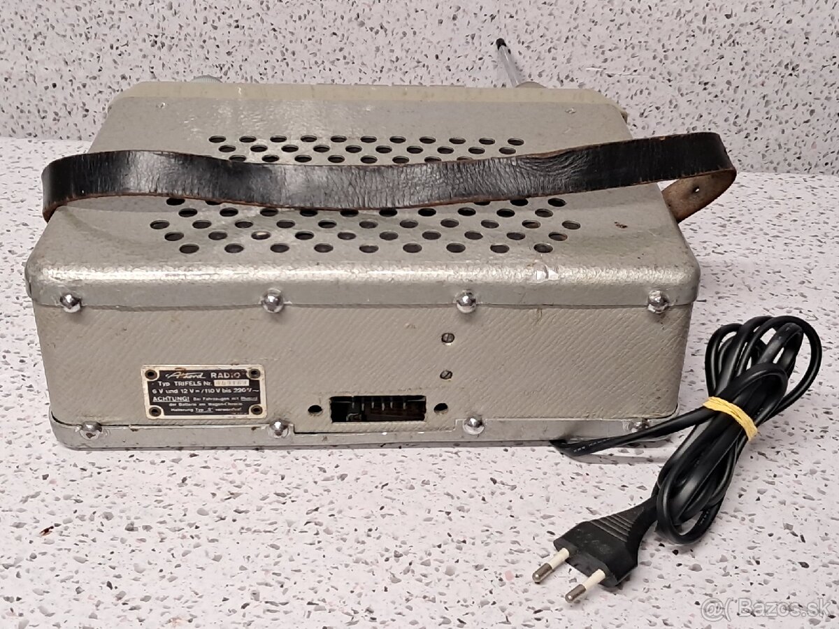 Trifels Akkord-Radio 》Hybridné prenosné batériove auto-rádio - 10