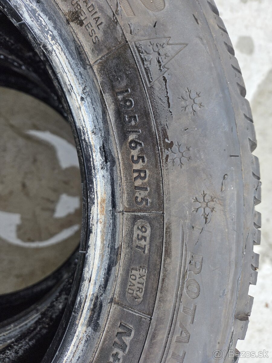 Dunlop winter 195/65r15 zimna - 10