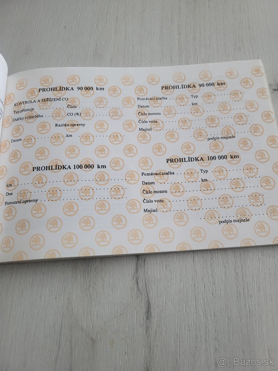 Škoda-pick-up návod k obsluze a údržbe, - 10