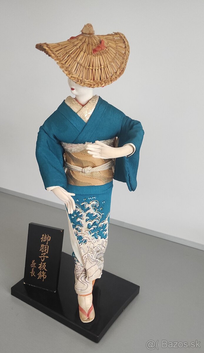 Japonská bábika Sado Okesa - 10