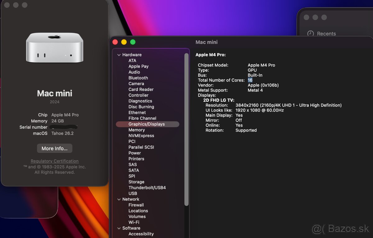 MacBook Air M4 + Mac Mini M4 Pro - majú záručný list - 10