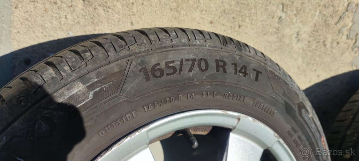 Predám elektróny s letnými pneumatikami Fabia - 10