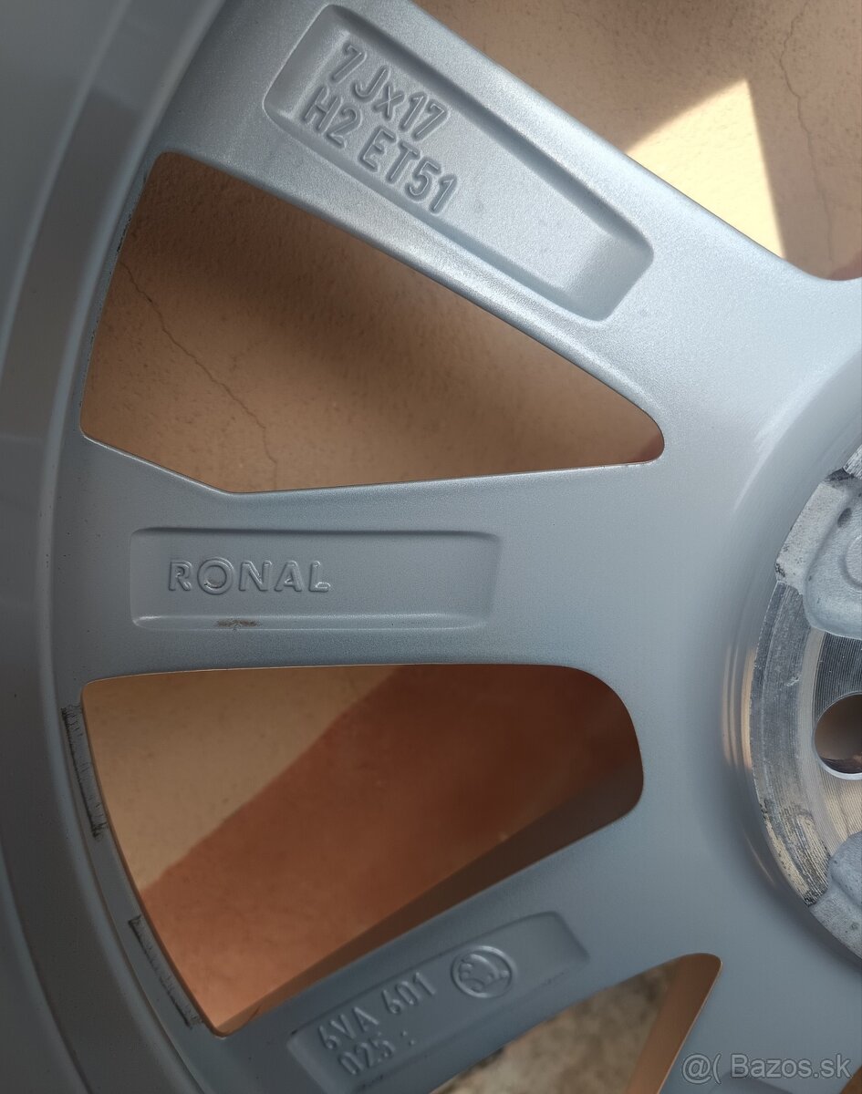 Alu-disky Škoda R17 5x100 - 10