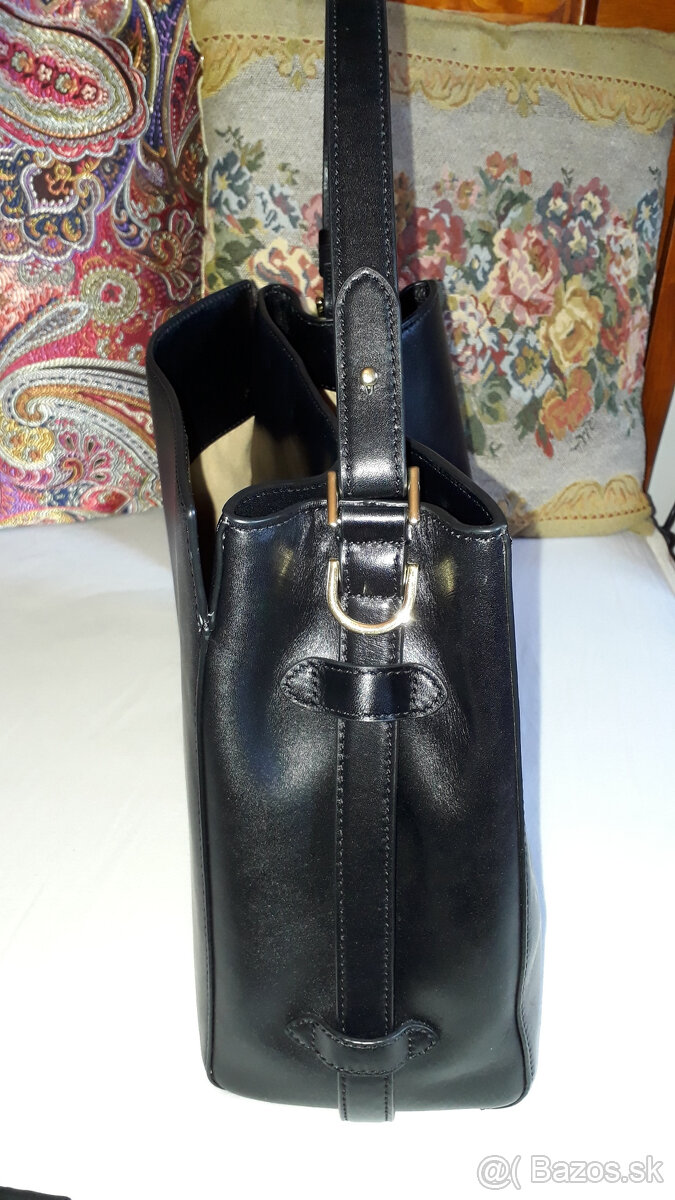 čierna kabelka ralph lauren nová - 10